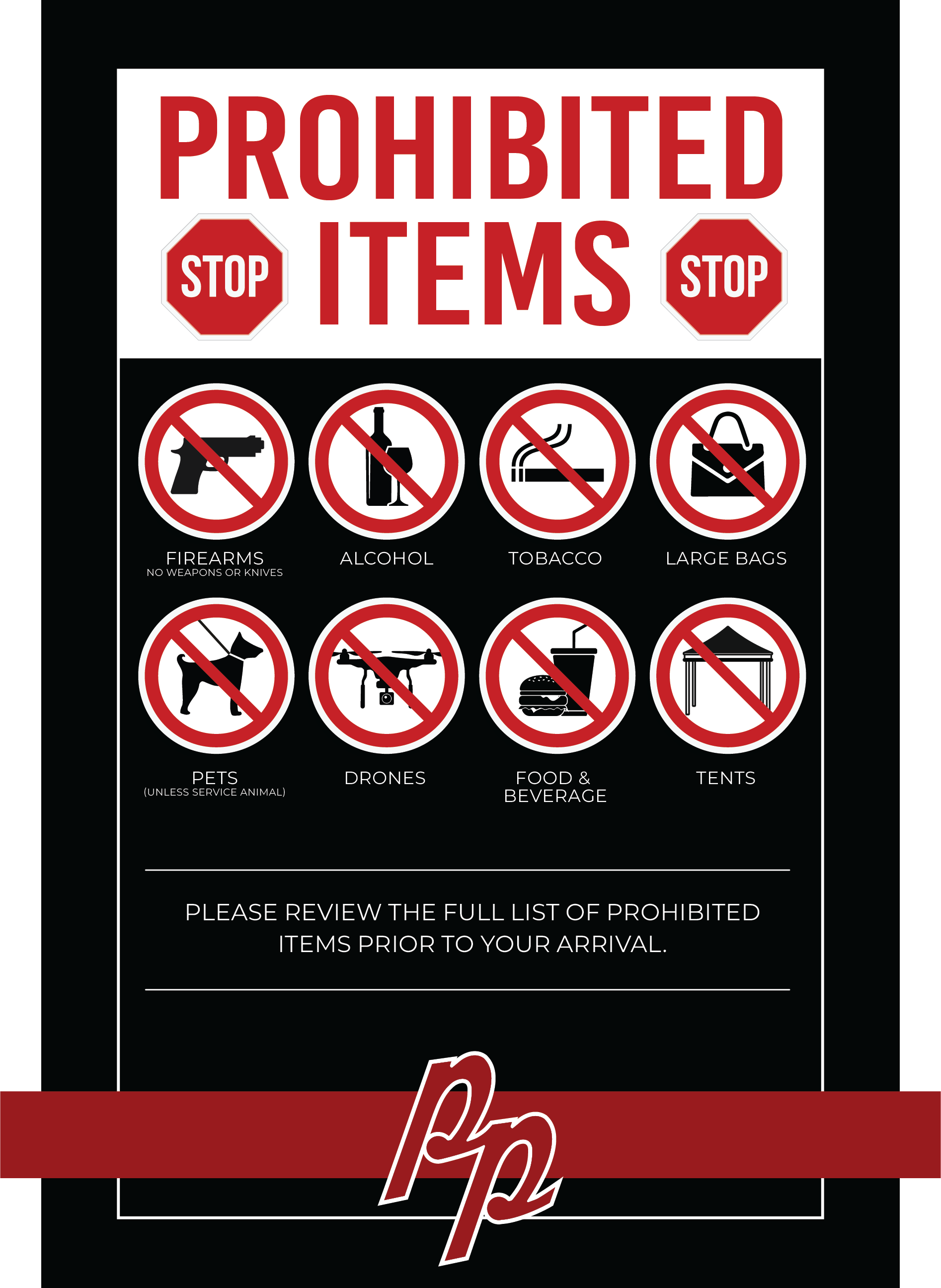 Prohibited Items WEB